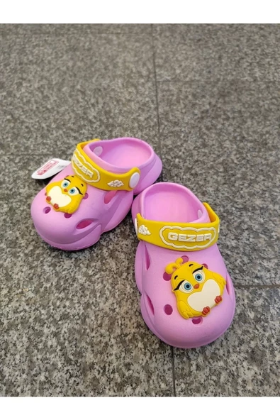Gezer Kaydırmaz Taban Kız Çocuk Terlik Pembe - 2