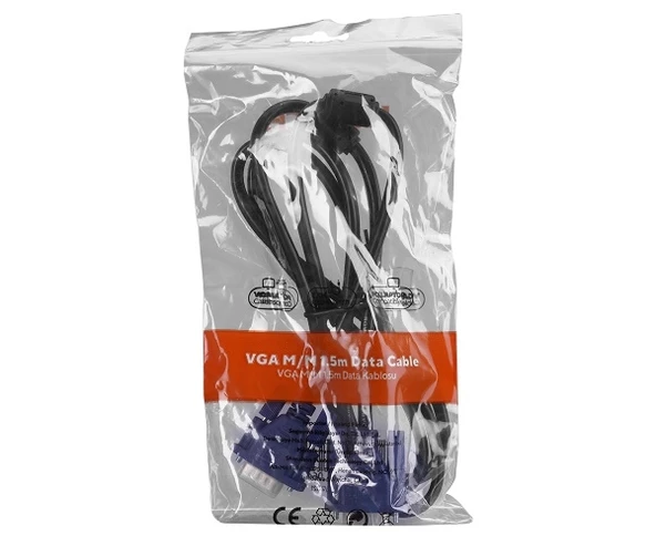 Hytech HY-VGA105 1.5 Mt VGA Data Kablosu 15E/15E - 2