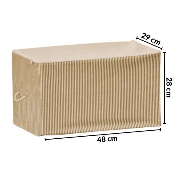Piev Fermuarlı Düzenleyici Midi Hurç Sarı Çizgili - 3