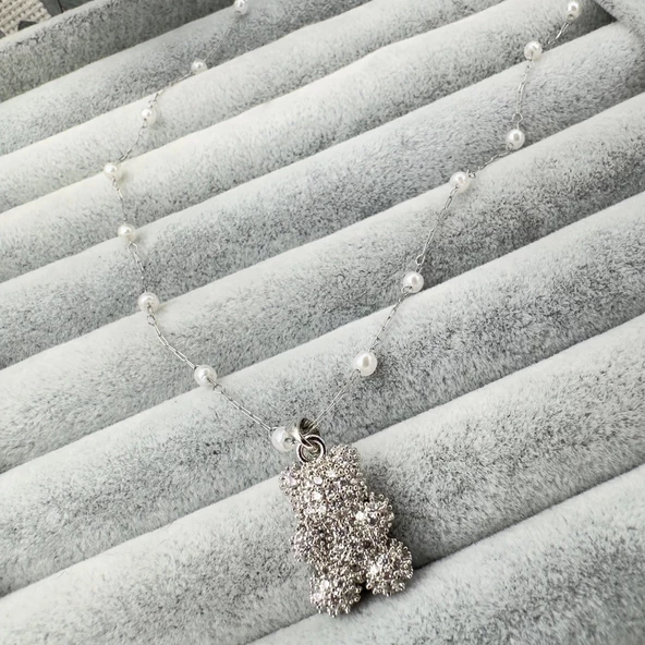 İncili Ayıcık Kolye - 5