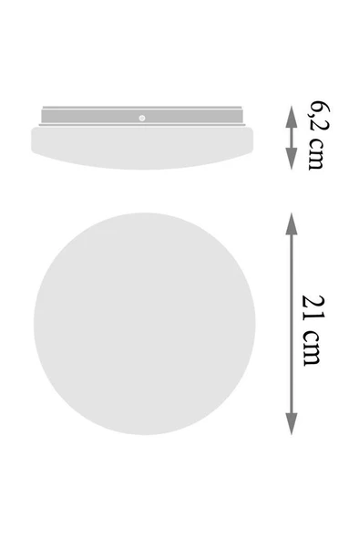 Osram - Ledvance 12W Led Plafonyer 6500K Beyaz Işık - Tavan Armatür Banyo Lambası - 2