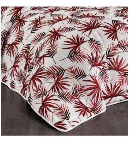 Belenay Micro Kadife Çift Kişilik Yorgan (200x220)venedik kırmızı