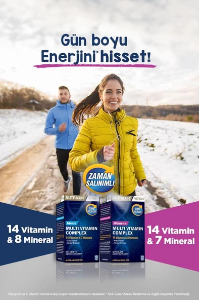 Nutraxin Multivitamin Mineral Complex Erkek 60 Tablet - 2