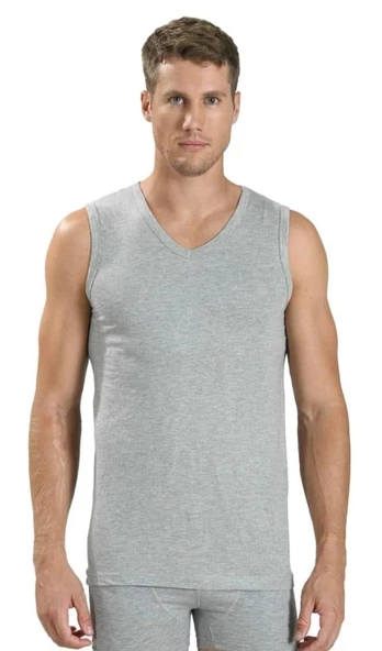 JİBER 115 ERKEK SIFIR KOL V YAKA ATLET TEKLİ - Resim 4