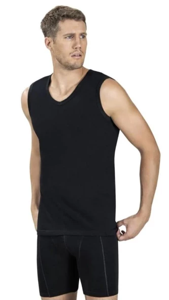 JİBER 115 ERKEK SIFIR KOL V YAKA ATLET 10 ADET ürün görseli