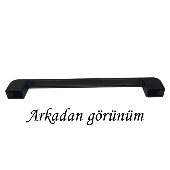 12 Adet Oval Marmara Kulp 160 mm Siyah Mutfak Kulpu Çekmece Dolap Kapak Kulbu Metal  Mobilya Dolabı - 4