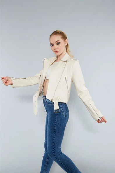 Bayan Deri Ceket 55344433 - 2