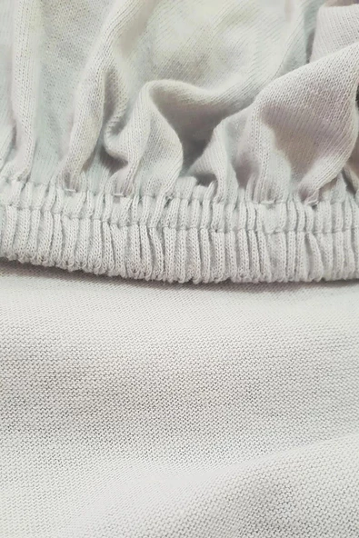 2 Adet Pamuklu ve Lastikli 60 x 120 x 15 cm Penye Bebek Çarşaf - 7