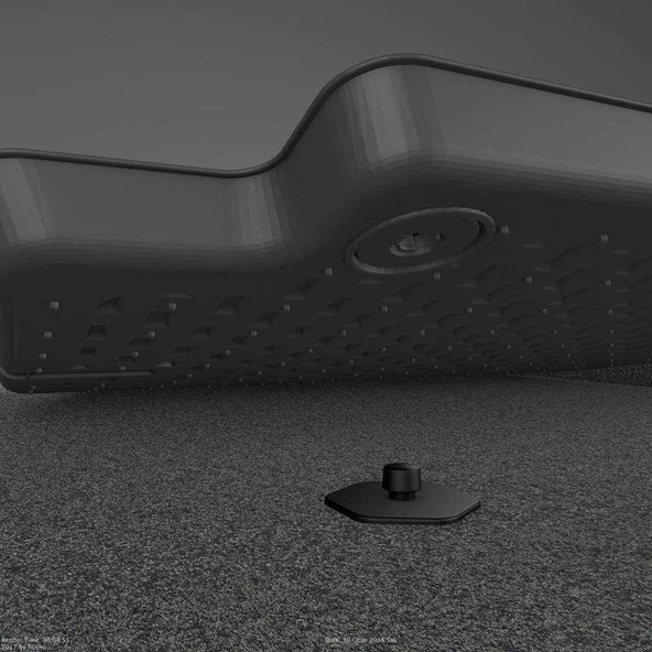 Sahler Volkswagen Golf 8 TSI 2021 + Manuel Vites  4.5D Havuzlu Paspas Siyah - Resim 6