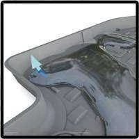 Sahler Volkswagen Polo 2010-2017   4.5D  Havuzlu  Paspas Siyah - Resim 3