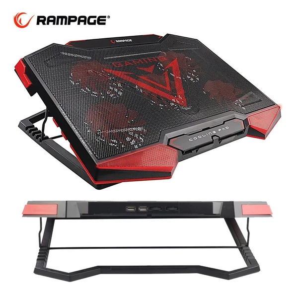 Addison Rampage AD-RC5 Siyah 5 Fan 2 Usb Notebook Sogutucu Stand - 30450