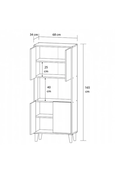 Mobilique Mikrodalga Fırın İstanbul Mutfak Dolabı - 4