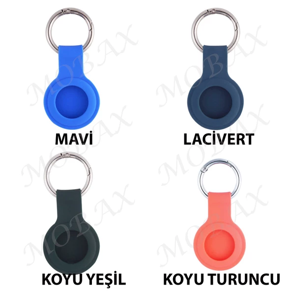 Apple Airtag Silikon Anahtarlık Kılıfı 01 - 4