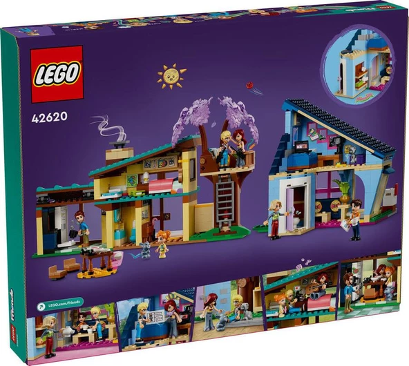 LEGO Friends 42620 Olly and Paisley's Family Houses - 2