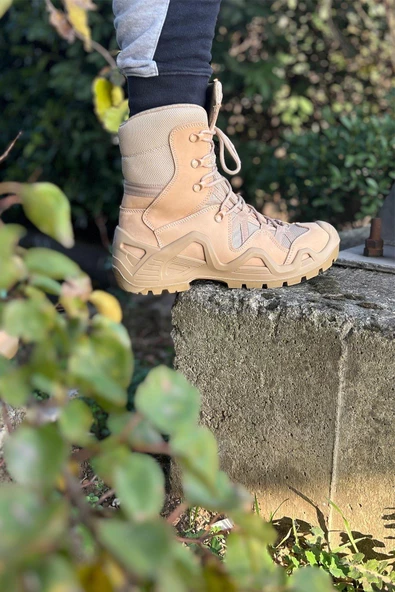 Pars 102 Power Long Outdoor Tactical Hakiki Nubuk Deri Su Itici Özellikli Askeri Polis Özel Harekat Bot - 3