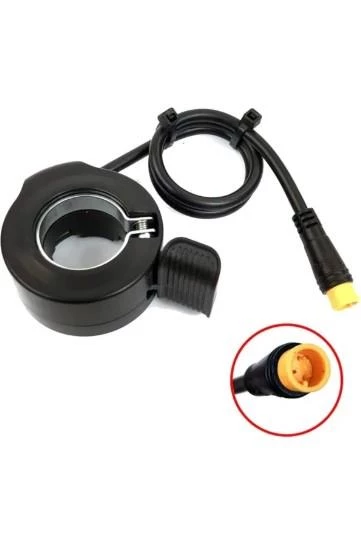 Elektrikli Bisiklet Parmak El Gaz Kolu Hızlandırıcı Su Geçirmez Siyah Rks Kuba Skyjet rs3 - 2