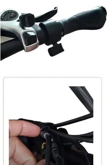 Elektrikli Bisiklet Parmak El Gaz Kolu Hızlandırıcı Su Geçirmez Siyah Rks Kuba Skyjet rs3 - 5