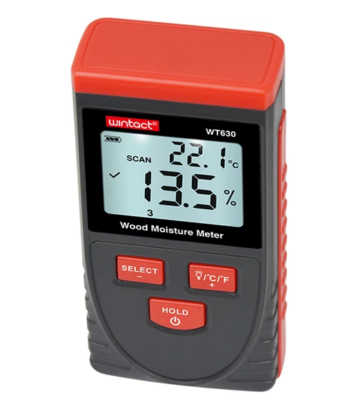 WINTACT WT630 Temassız Ahşap Kereste Nem Ölçer - 3