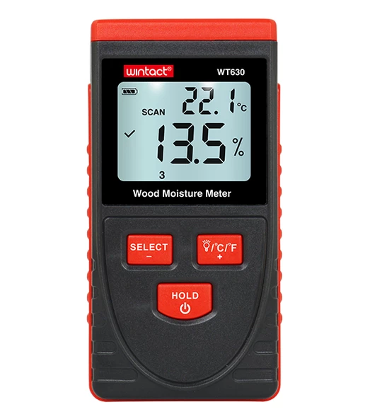 WINTACT WT630 Temassız Ahşap Kereste Nem Ölçer