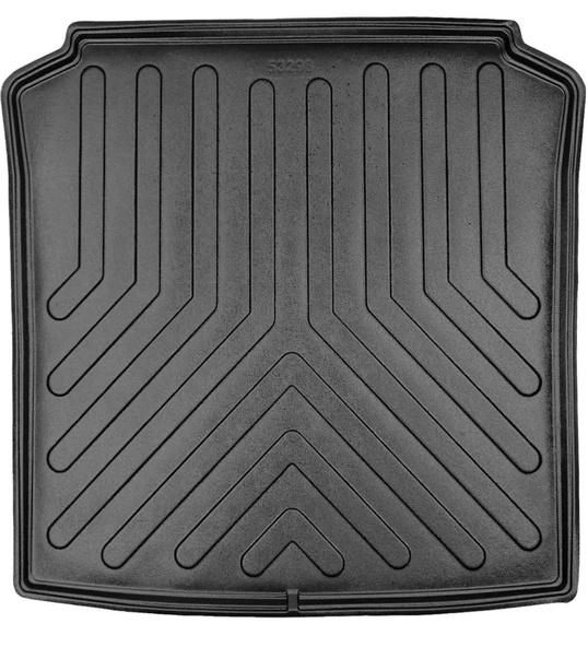 Seat İbiza Hatchback 2008-2017 Uyumlu Paspas Araca Özel Bagaj Havuzu MBS Gri - 3