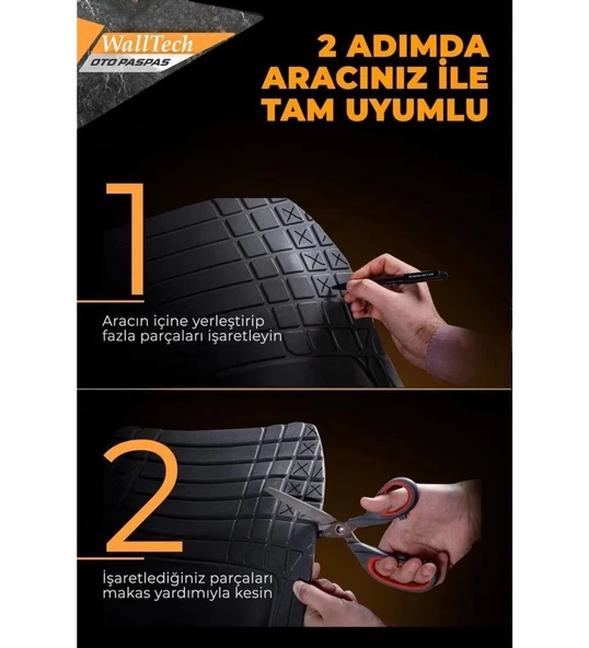 Opel Crossland 2017-2025 Alt Uyumlu Paspas Araca Özel Bagaj Havuzu MBS Gri