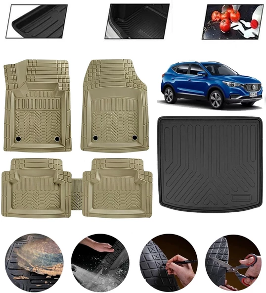 Mg Zs 2020-2026 Ust Uyumlu Paspas Araca Özel Bagaj Havuzu MBS Bej ürün görseli 1