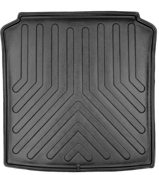 Skoda Fabia Sedan 1999-2007 Uyumlu Paspas Araca Özel Bagaj Havuzu MBS Gri - Resim 2