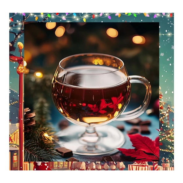 Christmas Kiss Tea 2024 - Çikolatalı Marshmallow Aromalı Yılbaşı Çayı - 3
