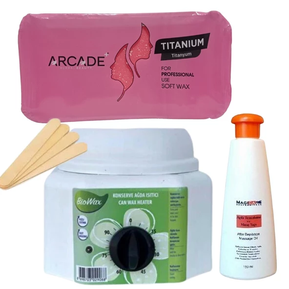 Arcade  Titanyum Pudralı Kalıp Sir Ağda Isıtıcılı Set - 2