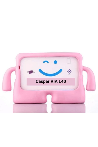 CASPER Via L40-G 10.4 inç Uyumlu Fuchsia iBuy Standlı Eğlenceli Çocuk Ruhlu Tablet Kılıfı