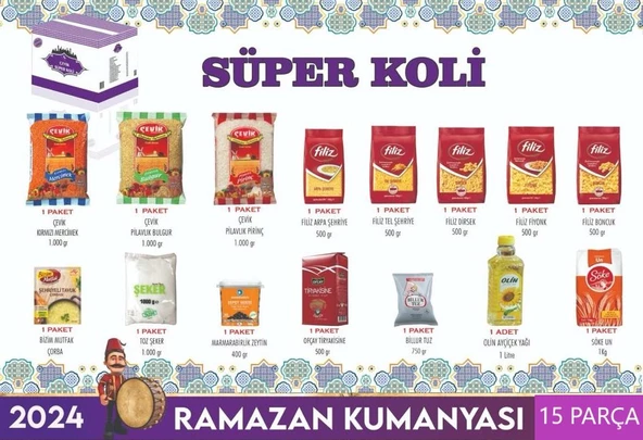 Çevik Süper Ramazan Paketi İhtiyaç Kolisi