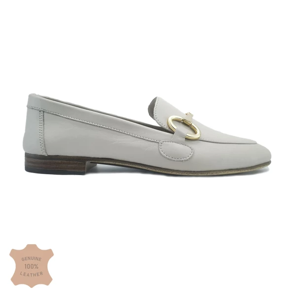 Janestt Kadın Hakiki Deri Soft Deri Loafer Ayakkabı 429-E246 - 5