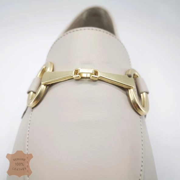 Janestt Kadın Hakiki Deri Soft Deri Loafer Ayakkabı 429-E246 - 9