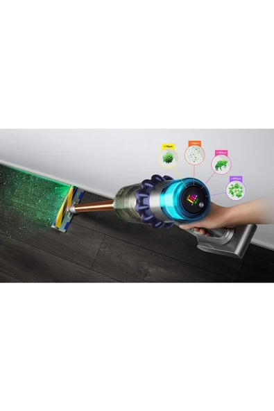 DYSON V15 Detect Extra (Prusya mavisi/Bakır) Kablosuz Süpürge - Resim 2