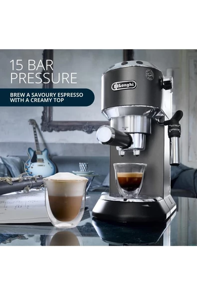 DELONGHİ Dedica Manuel Espresso Makinesi Ec 685.bk - 5