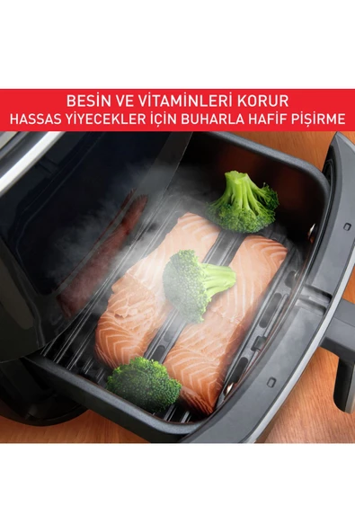 Tefal Easy Fry Grill Steam XXL FW2018 6.5 lt Yağsız Fritöz - 3