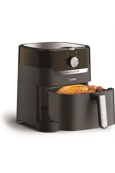 TEFAL EY5018 Easy Fry & Grill Classic Yağsız Fritöz Airfryer, Hava ile Kızartma & Izgara - 3