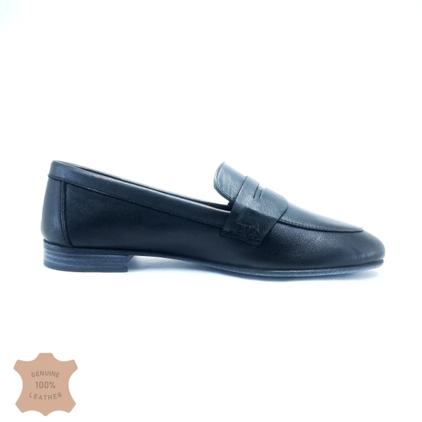 Janestt Kadın Hakiki Deri Soft Deri Loafer Ayakkabı 429-E262 - 3