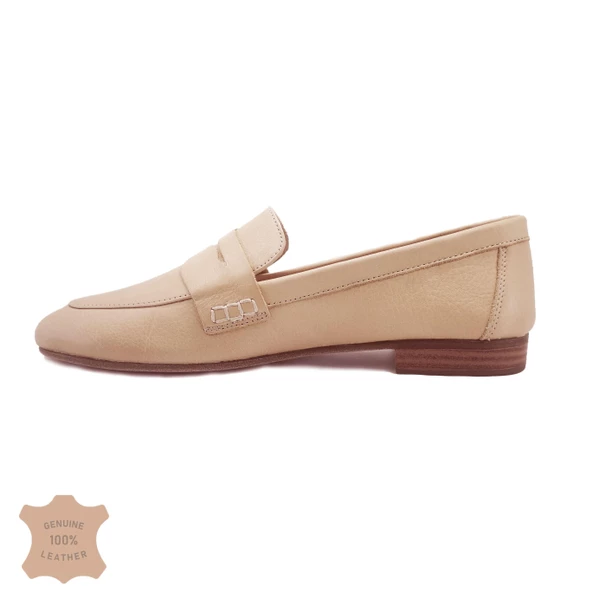 Janestt Kadın Hakiki Deri Soft Deri Loafer Ayakkabı 429-E262 - 8