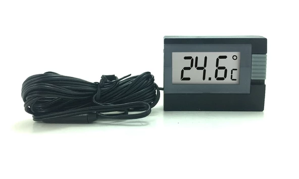 TFA Dijital Problu Termometre Buzdolabı Akvaryum Siyah - 2