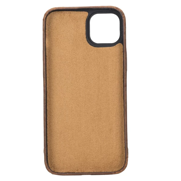 Apple iPhone 14 Plus Uyumlu Deri Arka Kapak ROCK G2 - 2