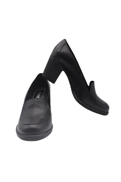 Gönderi Termo Taban Deri Topuklu Bayan Ayakkabı - 3