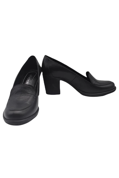 Gönderi Termo Taban Deri Topuklu Bayan Ayakkabı - 4