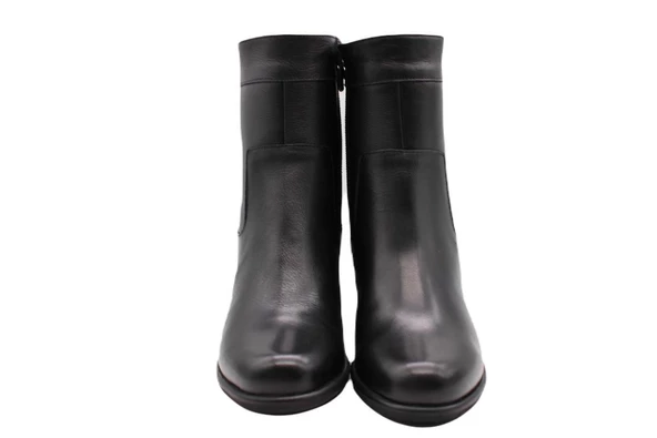 GÖN Deri Kauçuk Taban Kışlık Bayan Bot - 5