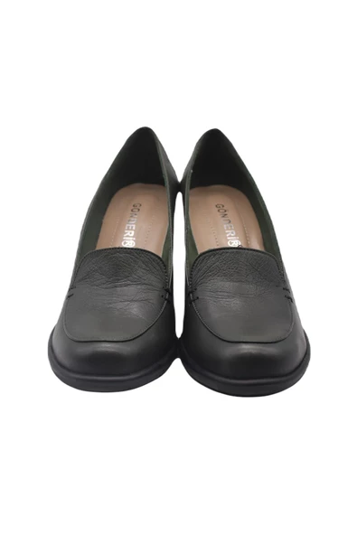 Gönderi Termo Taban Deri Topuklu Bayan Ayakkabı - 6