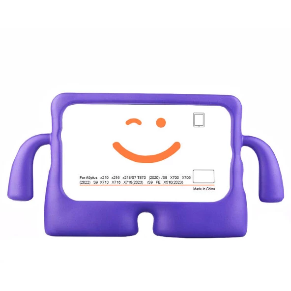 Galaxy Tab S8 Figürlü Standlı Çocuk Tablet Silikon - 3