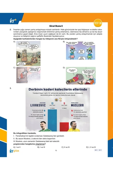 KR Plus LGS Relaks Türkçe Soru Fasikülü - 7