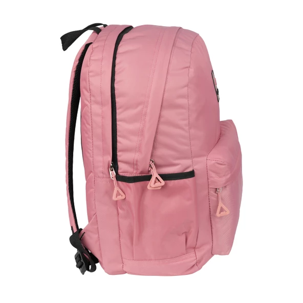 3 Bölmeli Su Geçirmez Kumaş Tablet Bölmeli Okul-Seyahat Sırt Çantası SYG2115-Pembe - Resim 3