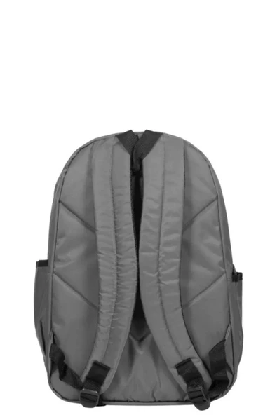 3 Bölmeli Su Geçirmez Kumaş Tablet Bölmeli Okul-Seyahat Sırt Çantası SYG2115-Gri - Resim 2