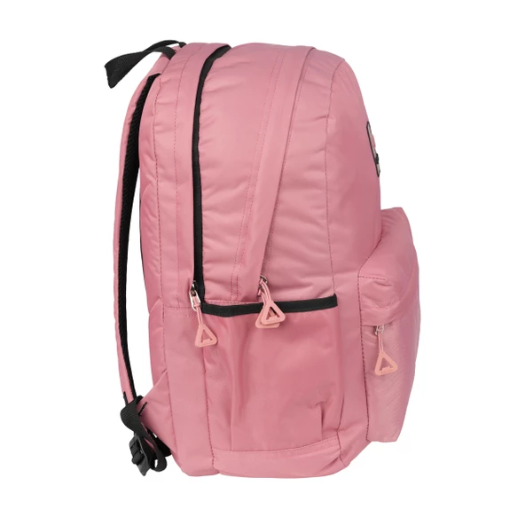 3 Bölmeli Su Geçirmez Kumaş Tablet Bölmeli Okul-Seyahat Sırt Çantası RLX2115-Pembe - 3
